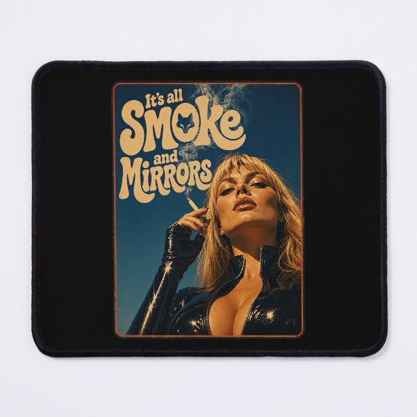 Item preview, It's All Smoke and Mirrors – Retro Vintage Femme Fatale Design designed and sold by obstinator.