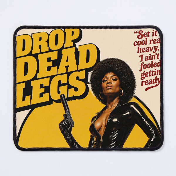 Item preview, Drop Dead Legs - Retro 80s Rock Inspired Vintage Design designed and sold by obstinator.