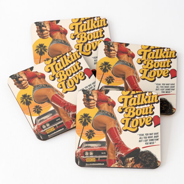 Item preview, Ain't Talkin' 'Bout Love - Retro 70s Rock Inspired Vintage Design designed and sold by obstinator.