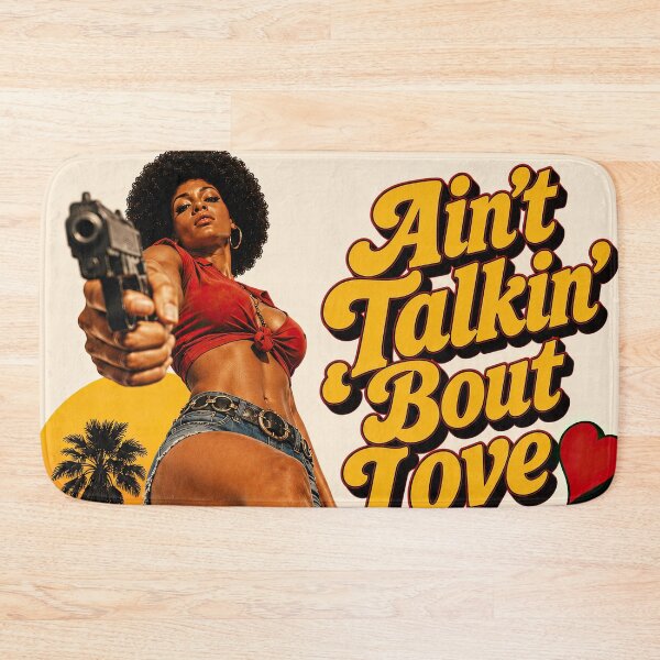 Aperçu de l'œuvre Ain't Talkin' 'Bout Love - Design vintage inspiré du rock rétro des années 70 créée et vendue par obstinator.