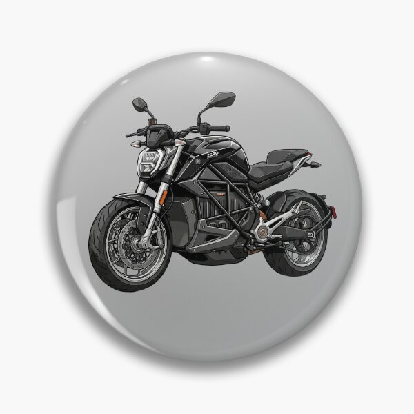 Item preview, Black Zero SR/F Electric Streetfighter Motorcycle Vector Illustration designed and sold by Motorline44.