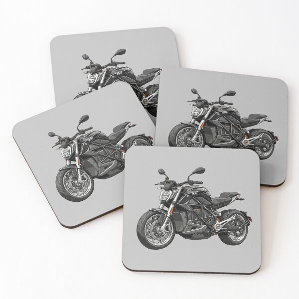 Item preview, Black Zero SR/F Electric Streetfighter Motorcycle Vector Illustration designed and sold by Motorline44.