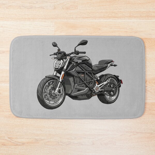 Item preview, Black Zero SR/F Electric Streetfighter Motorcycle Vector Illustration designed and sold by Motorline44.