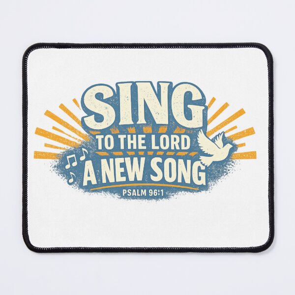 Item preview, Sing To The Lord A New Song Psalm 96:1 Christian Worship Design designed and sold by SoulThread Studio.
