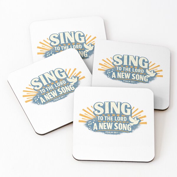 Item preview, Sing To The Lord A New Song Psalm 96:1 Christian Worship Design designed and sold by SoulThread Studio.