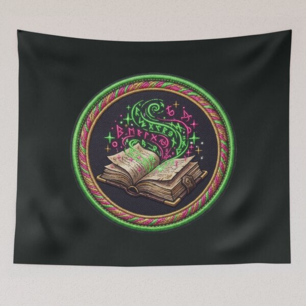 Item preview, Magical Spells Open Book Patch designed and sold by Azurart2.