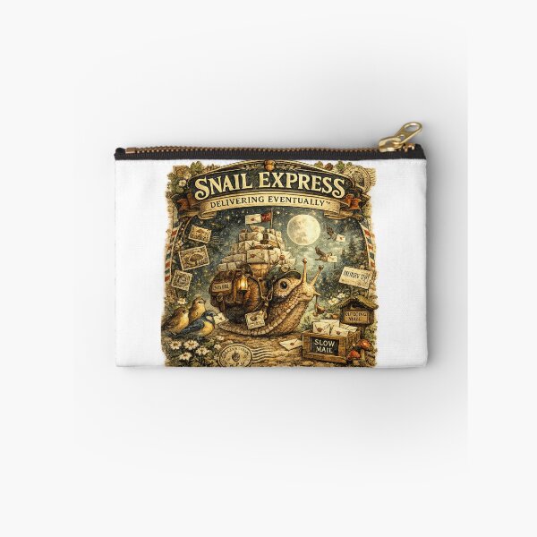 Item preview, Snail Express Woodland Mail Delivery designed and sold by Mosslume Studio.