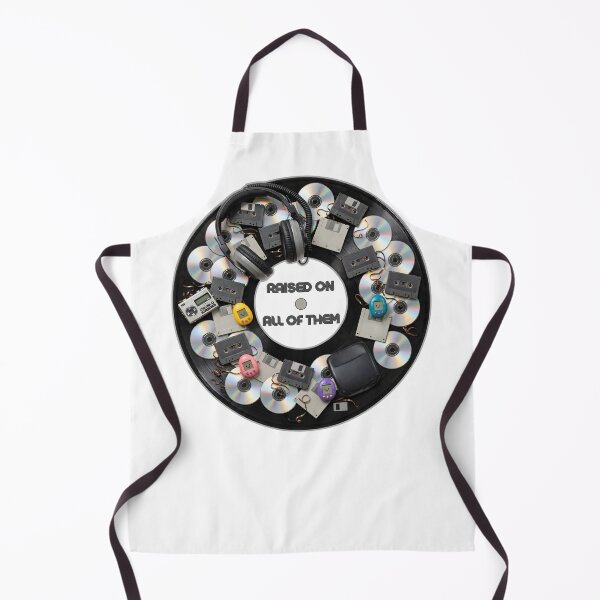 Item preview, Raised On All Of Them - Funny 90s Nostalgia Retro Music Tech Wreath designed and sold by Neurospicy Trolls.