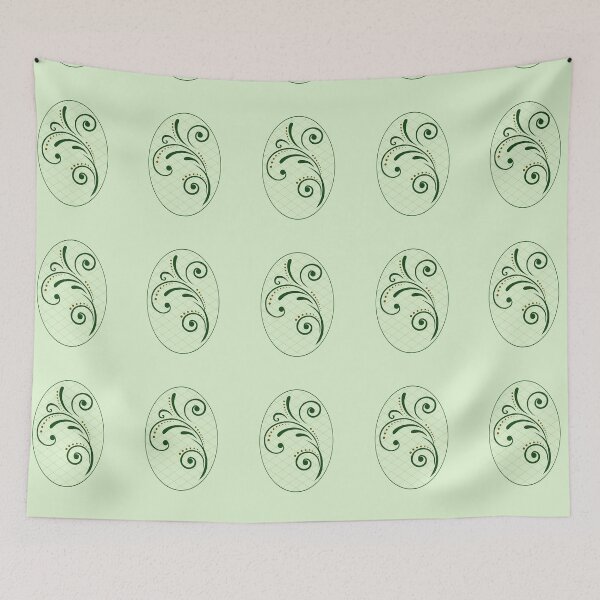 Item preview, Royal Emerald & Gold Cameo Ornament — Luxury Vintage Lace designed and sold by CreativeArtistL.