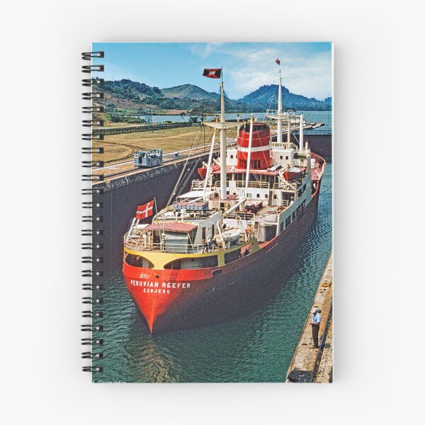 Item preview, Panama Canal, Miraflores Locks, June 24, 1960, Reefer Ship designed and sold by AMacGPhilly.