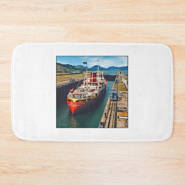Item preview, Panama Canal, Miraflores Locks, June 24, 1960, Reefer Ship designed and sold by AMacGPhilly.