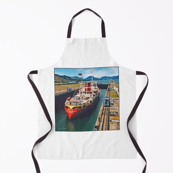 Item preview, Panama Canal, Miraflores Locks, June 24, 1960, Reefer Ship designed and sold by AMacGPhilly.