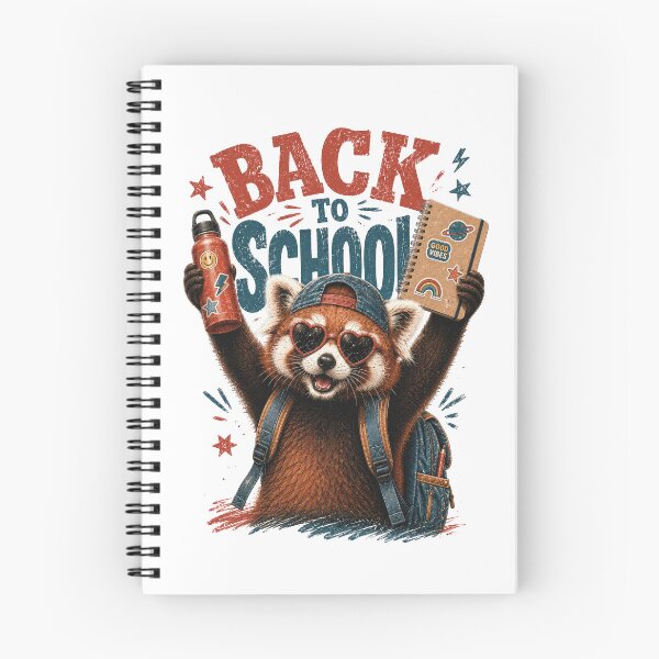 Item preview, Back to School Cute Red Panda Student Teacher School Shirt designed and sold by PlumArtDesign.