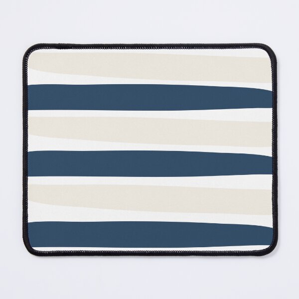 Item preview, Coastal Navy Wavy Stripe Pattern designed and sold by FawnFeatherCo.