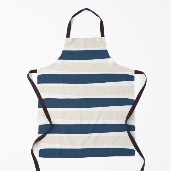 Item preview, Coastal Navy Wavy Stripe Pattern designed and sold by FawnFeatherCo.