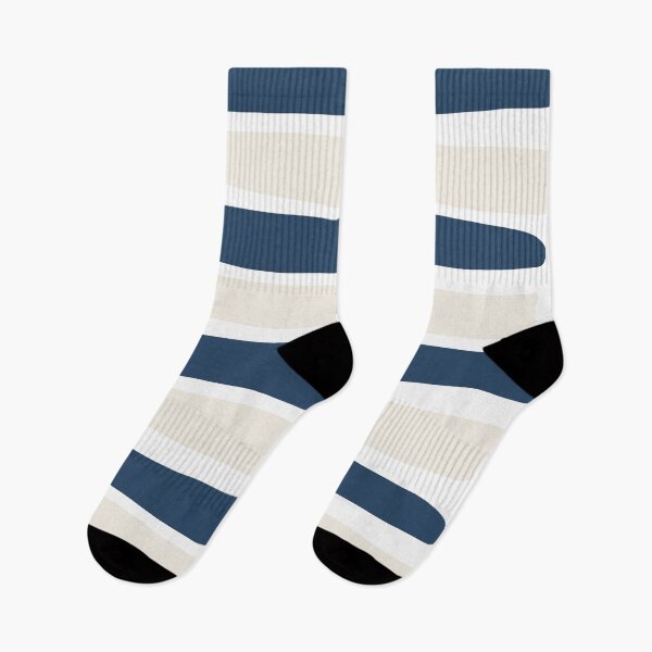 Item preview, Coastal Navy Wavy Stripe Pattern designed and sold by FawnFeatherCo.