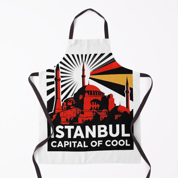 Item preview, Istanbul Turkey Travel Souvenir - Hagia Sophia & Galata Tower Art designed and sold by OzzFrequency.