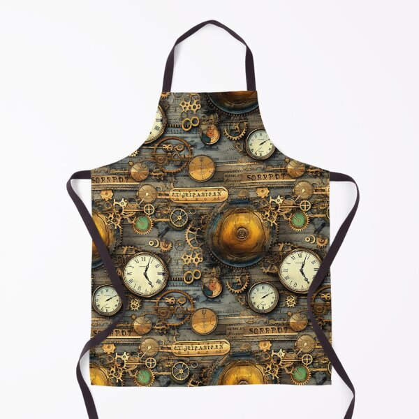 Item preview, Steampunk Grunge Retro Vintage Clock Designs Pattern designed and sold by DEC02.