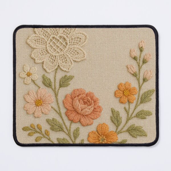Item preview, Floral Embroidery Bouquet — Botanical Poster/Card designed and sold by SweetManar.