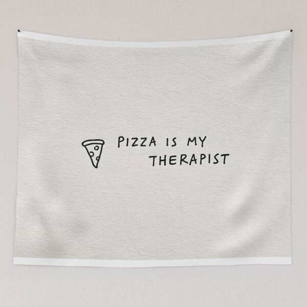 Item preview, Pizza is my therapist designed and sold by lautir.