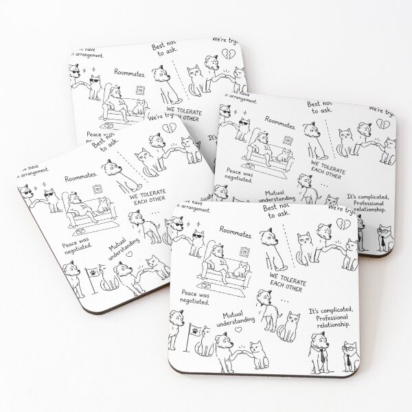 Item preview, Dog, cat.| Roommate. designed and sold by ekemarket.