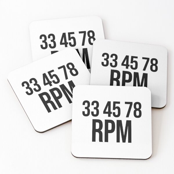 Item preview, 33 45 78 RPM Music Vinyl Record Lovers Party Club Radio DJs T-Shirt | Retro Turntable Graphic Gift designed and sold by Trendably.