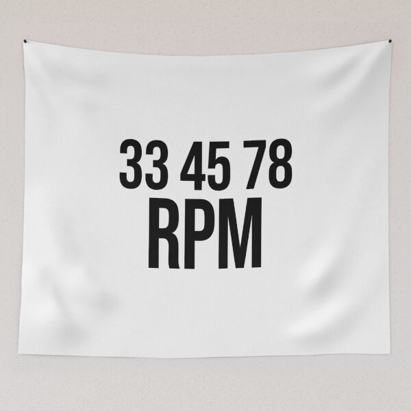 Item preview, 33 45 78 RPM Music Vinyl Record Lovers Party Club Radio DJs T-Shirt | Retro Turntable Graphic Gift designed and sold by Trendably.