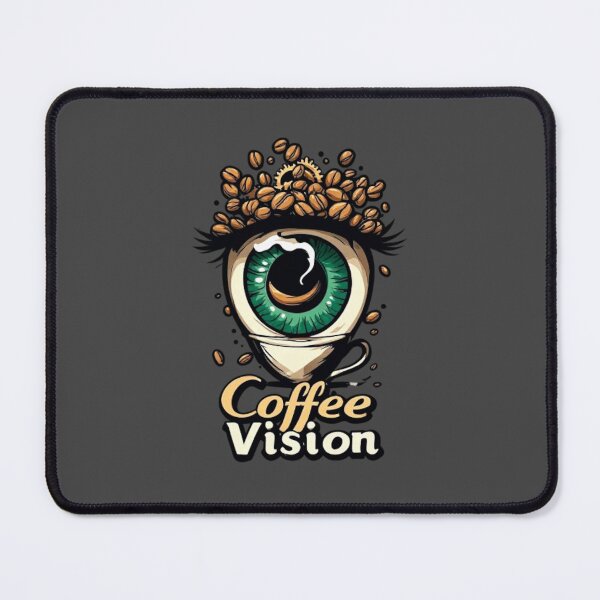 Item preview, Coffee Vision Surreal Eye Barista Mechanical Steampunk Art 01 designed and sold by Shift-Bloom.