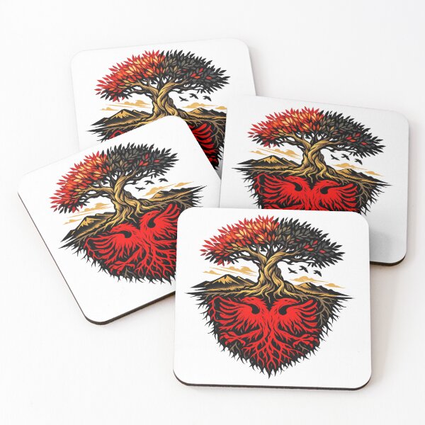 Item preview, Albanian Roots Tree of Life Eagle designed and sold by NorthPeak Studio.