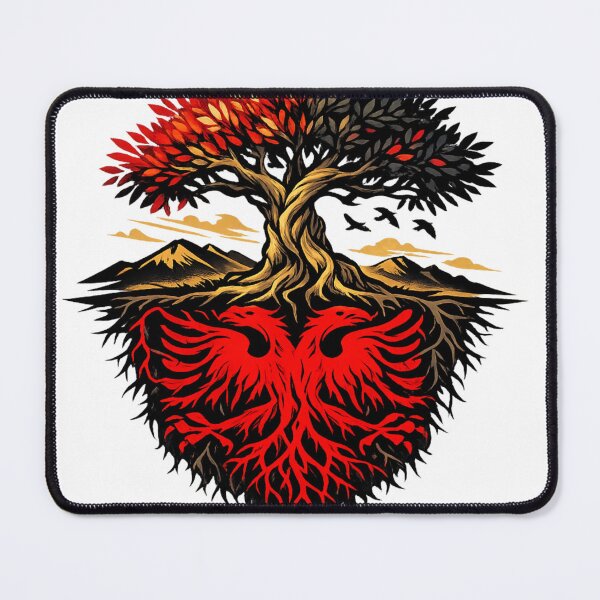 Item preview, Albanian Roots Tree of Life Eagle designed and sold by NorthPeak Studio.