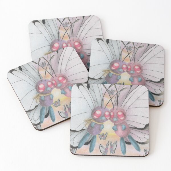 Item preview, Butterflies Farewell at Sunset Colored Pencil Drawing designed and sold by CuervoRonronero.