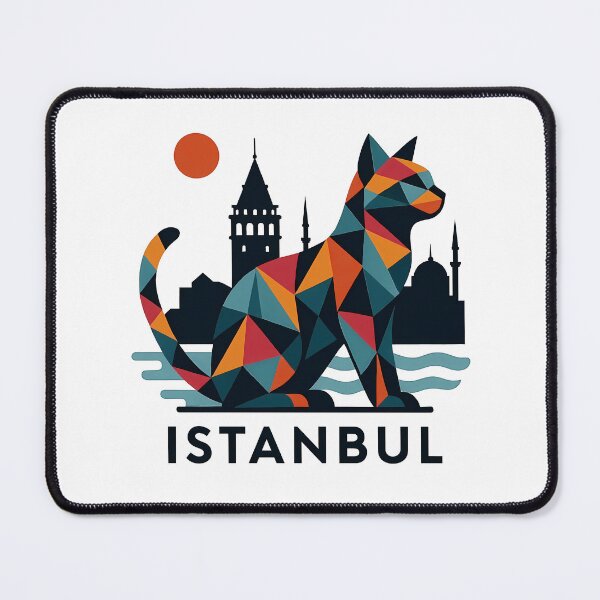 Item preview, Istanbul Turkey Travel Souvenir - Hagia Sophia & Galata Tower Art designed and sold by OzzFrequency.
