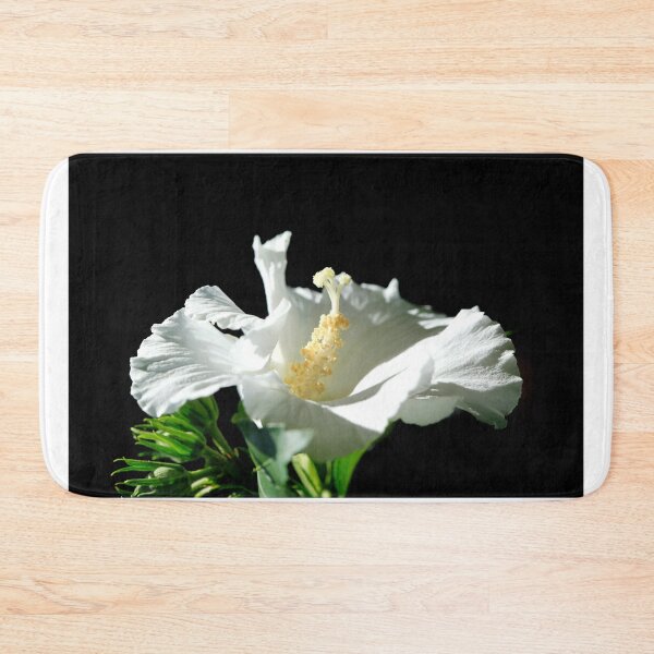 Item preview, White mallow on black background designed and sold by olena2552.