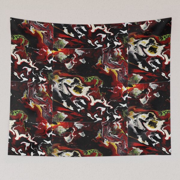 Item preview, black and white and red all over designed and sold by H-Cunderground.