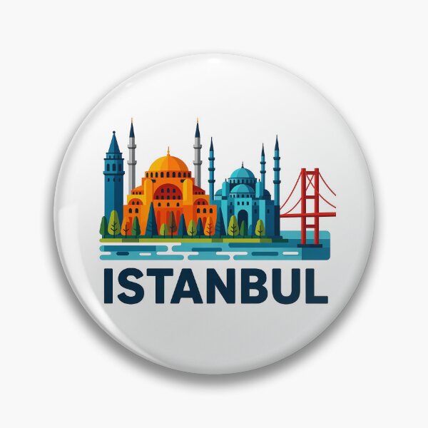 Artikelvorschau, Istanbul Türkei Reisesouvenir - Hagia Sophia & Galataturm Kunst entworfen und verkauft von OzzFrequency.