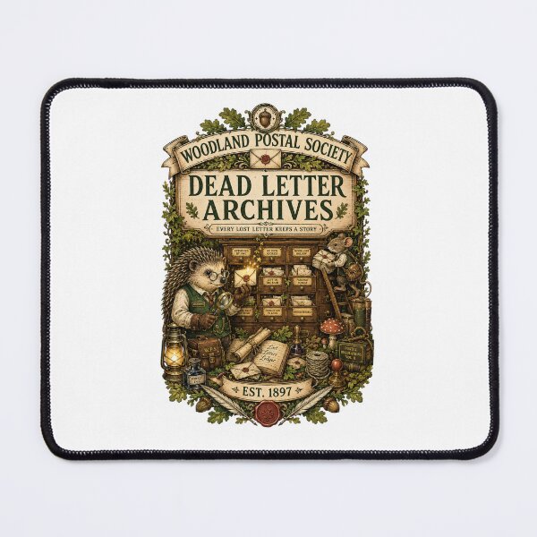 Item preview, Woodland Postal Society Dead Letter Archives designed and sold by Mosslume Studio.