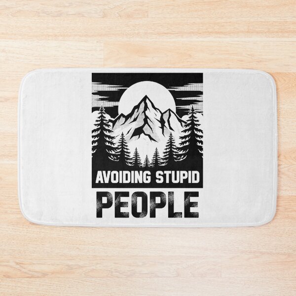 Item preview, Avoiding Stupid People Vintage Mountain Halftone Nature Design designed and sold by paulo silveira.