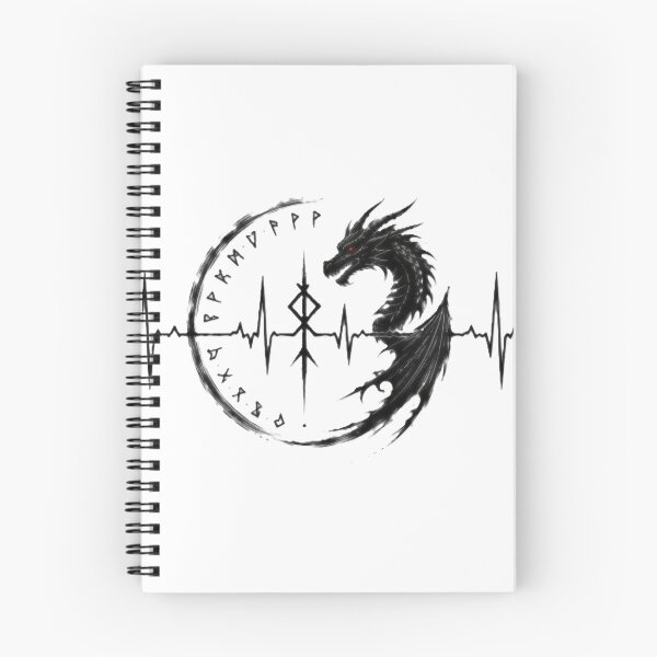 Item preview, Dragon Heartbeat Rune Design | Fantasy Gift designed and sold by Druvibe.