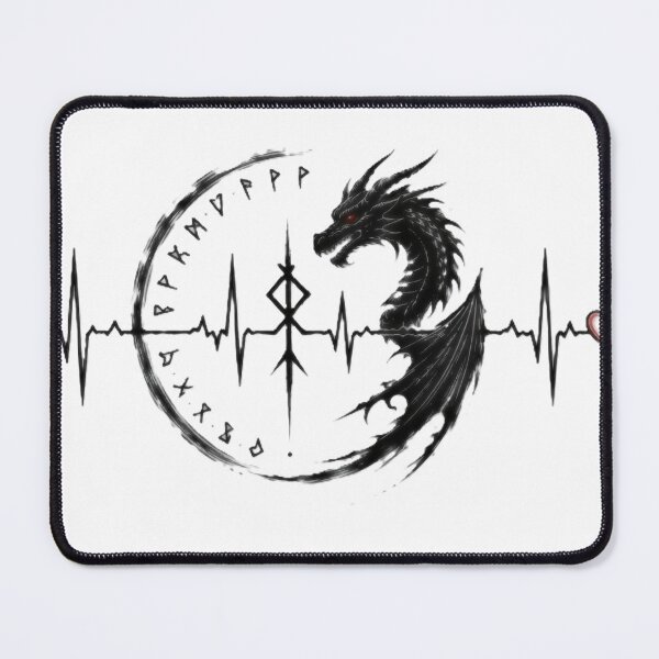 Item preview, Dragon Heartbeat Rune Design | Fantasy Gift designed and sold by Druvibe.
