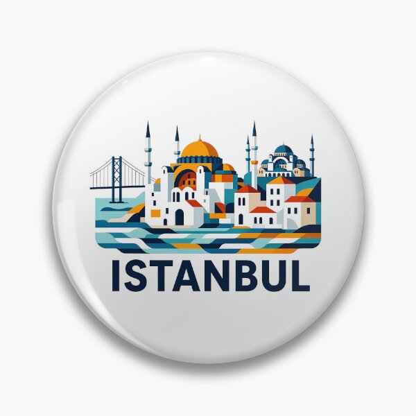 Artikelvorschau, Istanbul Türkei Reisesouvenir - Hagia Sophia & Galataturm Kunst entworfen und verkauft von OzzFrequency.