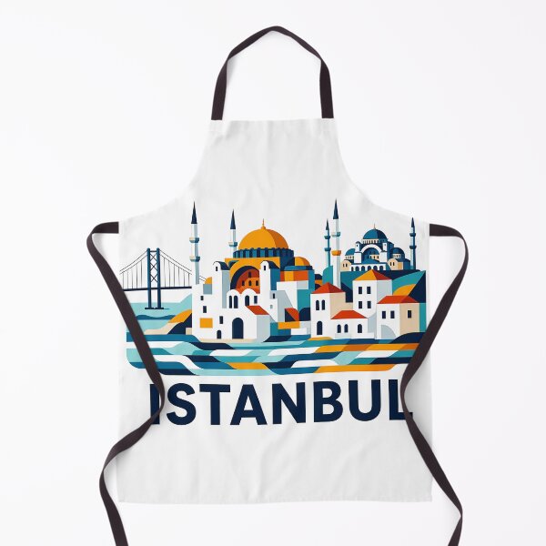 Item preview, Istanbul Turkey Travel Souvenir - Hagia Sophia & Galata Tower Art designed and sold by OzzFrequency.
