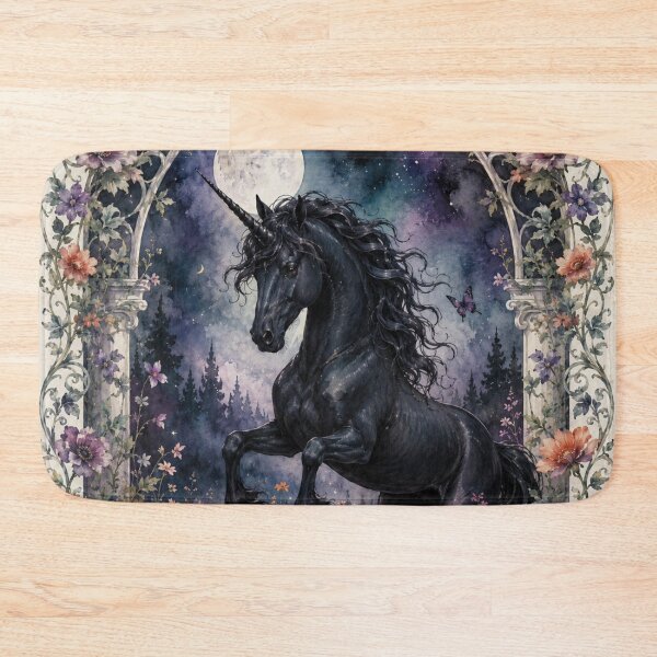 Item preview, Art Nouveau Unicorn III designed and sold by UnicornAndRaven .