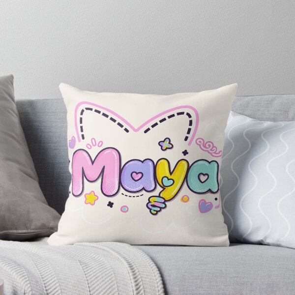 Item preview, Maya Kawaii Bubble Name | Cute Pastel Personalized Sticker Design designed and sold by looplandger.