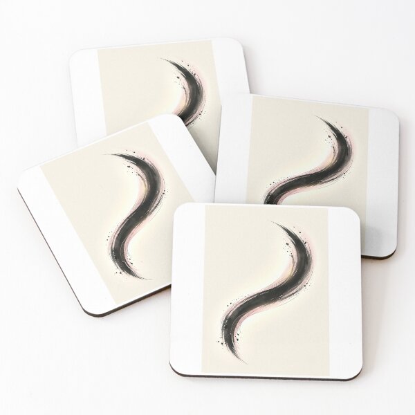 Item preview, Japanese Sumi Ink Abstract Art - Zen Brushstroke Minimalist designed and sold by Wagara-J.