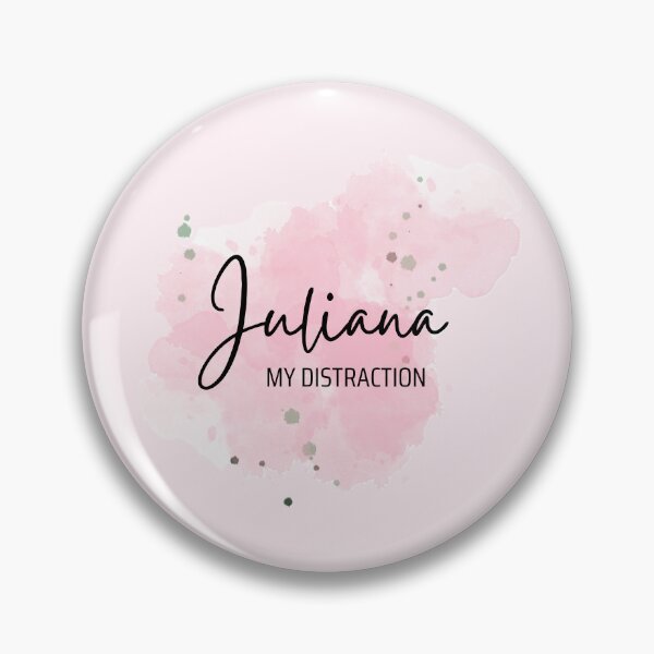 Item preview, Juliana My Distraction Pink Watercolor Splatter Name Graphic designed and sold by Odunsy.