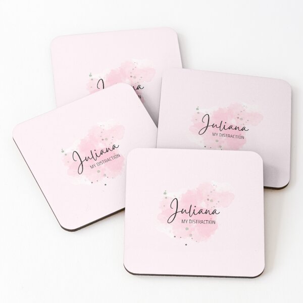Item preview, Juliana My Distraction Pink Watercolor Splatter Name Graphic designed and sold by Odunsy.