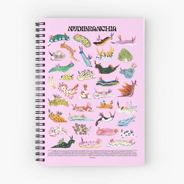Item preview, NUDIBRANCHIA POSTER text-light pink designed and sold by BEATRIZ ABAITUA.