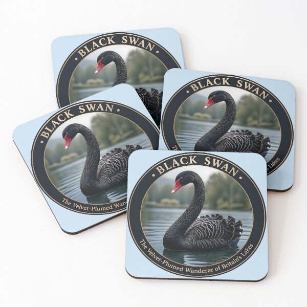 Item preview, BACK SWAN  – The Velvet Plumed wanderer of British Lakes designed and sold by The Digital Compass.