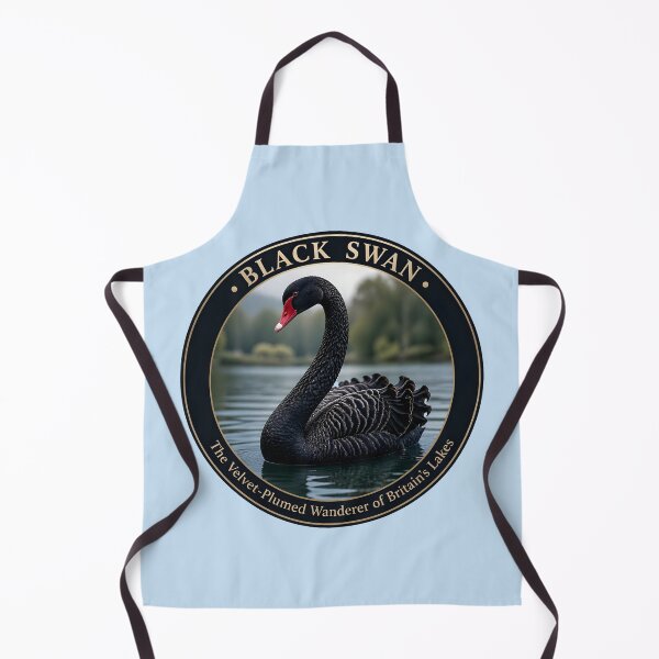 Item preview, BACK SWAN – The Velvet Plumed wanderer of British Lakes designed and sold by The Digital Compass.