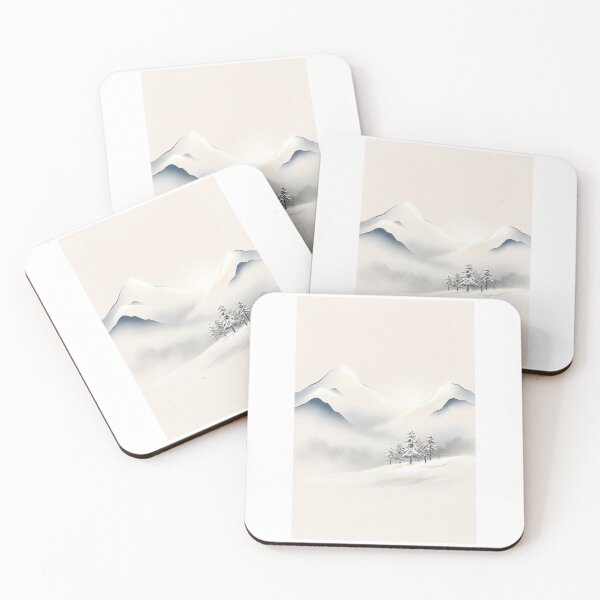 Item preview, Japanese Winter Mountain Landscape Art designed and sold by Wagara-J.